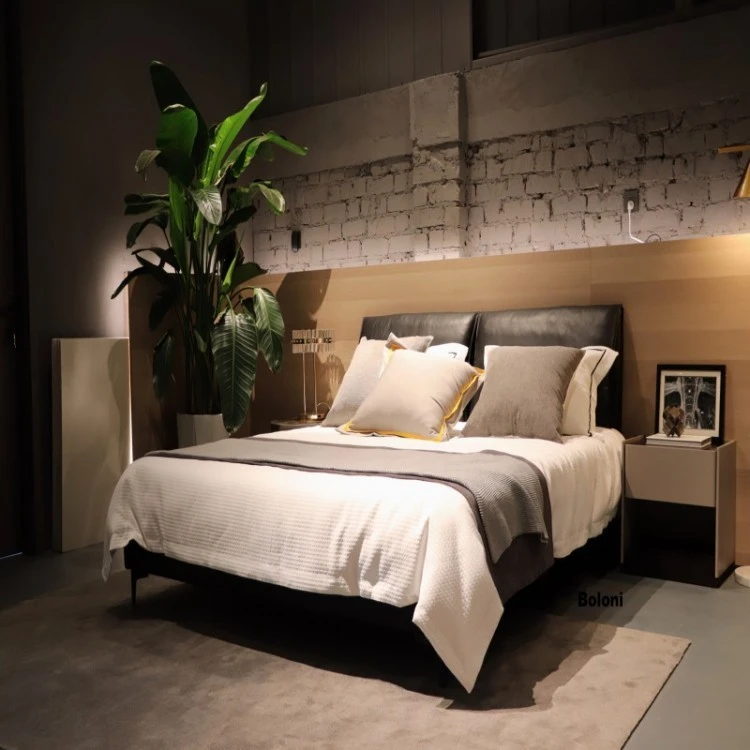 Leather Upholstered Bed high quality